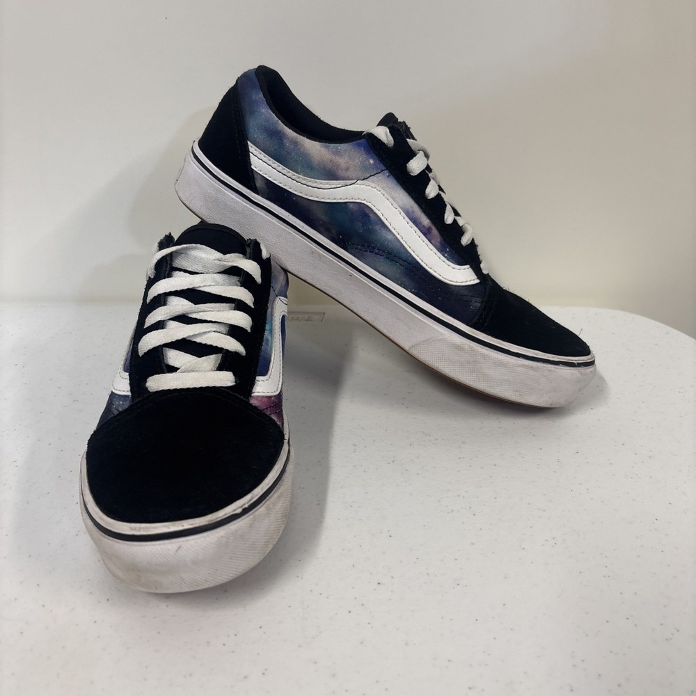 Vans‎ Off the Wall Black Galaxy Low Top Shoes US M6.5